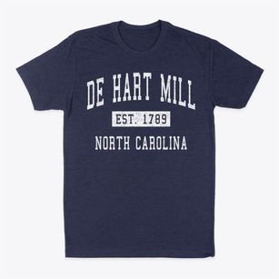 De Hart Mill North Carolina Classic Established Classic Dad T-Shirt