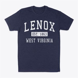 Lenox West Virginia Classic Established Classic Dad T-Shirt