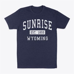 Sunrise Wyoming Classic Established Classic Dad T-Shirt