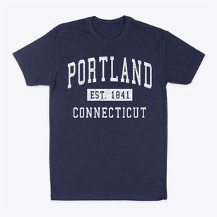 Portland Connecticut Classic Established Classic Dad T-Shirt
