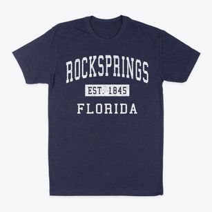 Rocksprings Florida Classic Established Classic Dad T-Shirt
