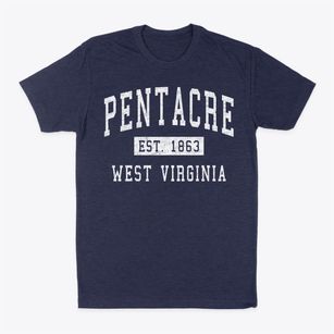 Pentacre West Virginia Classic Established Classic Dad T-Shirt