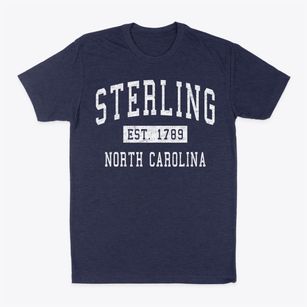 Sterling North Carolina Classic Established Classic Dad T-Shirt