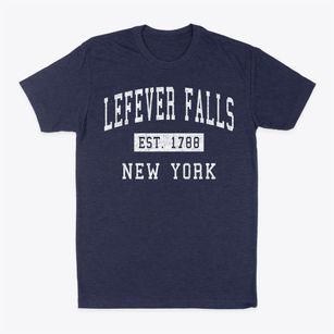 Lefever Falls New York Classic Established Classic Dad T-Shirt