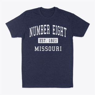 Number Eight Missouri Classic Established Classic Dad T-Shirt