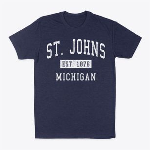 St. Johns Michigan Classic Established Classic Dad T-Shirt