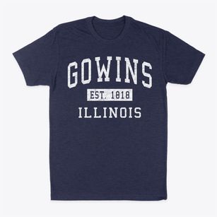 Gowins Illinois Classic Established Classic Dad T-Shirt