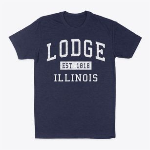 Lodge Illinois Classic Established Classic Dad T-Shirt