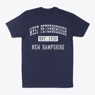 West Peterborough New Hampshire Classic Established Classic Dad T-Shirt