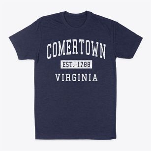 Comertown Virginia Classic Established Classic Dad T-Shirt