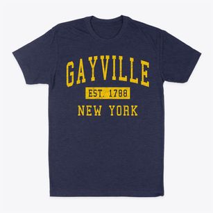 Gayville New York Classic Established Classic Dad T-Shirt