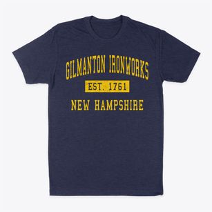 Gilmanton Ironworks New Hampshire Classic Established Classic Dad T-Shirt