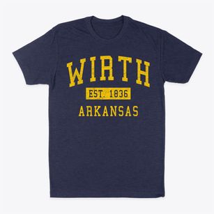 Wirth Arkansas Classic Established Classic Dad T-Shirt
