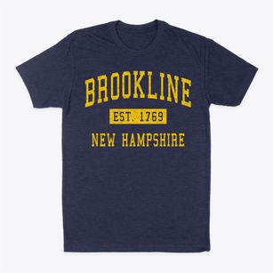 Brookline New Hampshire Classic Established Classic Dad T-Shirt