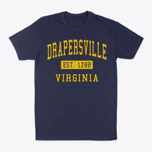 Drapersville Virginia Classic Established Classic Dad T-Shirt