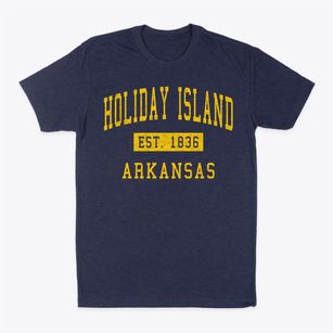 Holiday Island Arkansas Classic Established Classic Dad T-Shirt