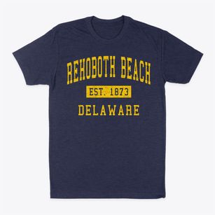Rehoboth Beach Delaware Classic Established Classic Dad T-Shirt