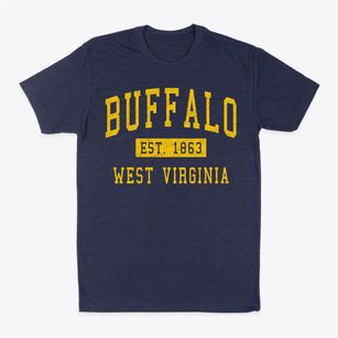 Buffalo West Virginia Classic Established Classic Dad T-Shirt