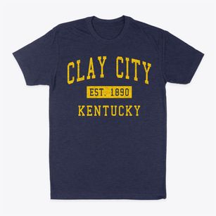 Clay City Kentucky Classic Established Classic Dad T-Shirt