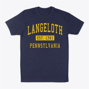 Langeloth Pennsylvania Classic Established Classic Dad T-Shirt