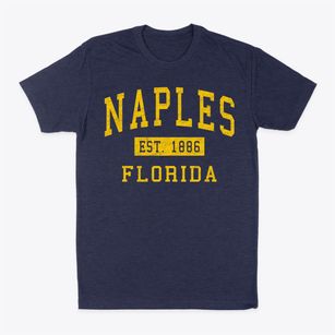 Naples Florida Classic Established Classic Dad T-Shirt