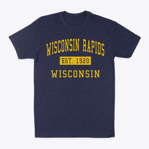 Wisconsin Rapids Wisconsin Classic Established Classic Dad T-Shirt