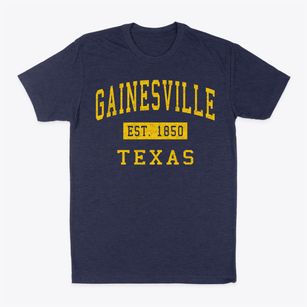 Gainesville Texas Classic Established Classic Dad T-Shirt