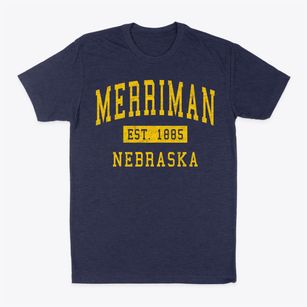 Merriman Nebraska Classic Established Classic Dad T-Shirt
