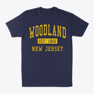 Woodland New Jersey Classic Established Classic Dad T-Shirt