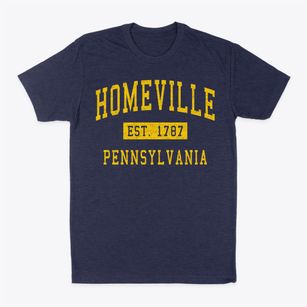 Homeville Pennsylvania Classic Established Classic Dad T-Shirt