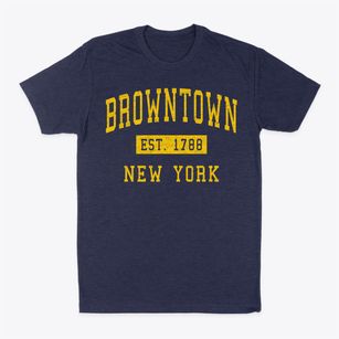 Browntown New York Classic Established Classic Dad T-Shirt