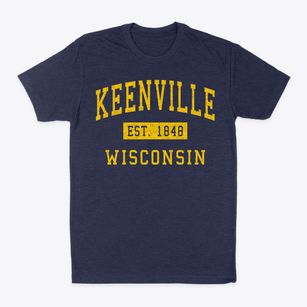 Keenville Wisconsin Classic Established Classic Dad T-Shirt