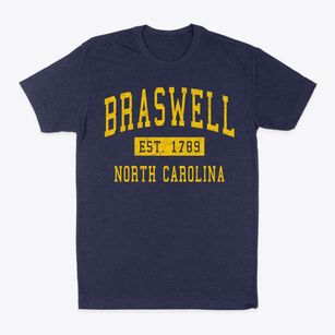 Braswell North Carolina Classic Established Classic Dad T-Shirt