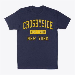 Crosbyside New York Classic Established Classic Dad T-Shirt