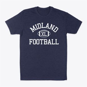 Midland Christian School Classic Football Classic Dad T-Shirt