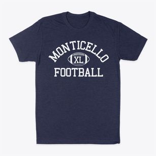 Monticello High School Classic Football Classic Dad T-Shirt