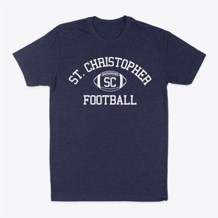 Saint Christopher School Classic Football Classic Dad T-Shirt