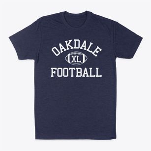 Oakdale Middle School Classic Football Classic Dad T-Shirt