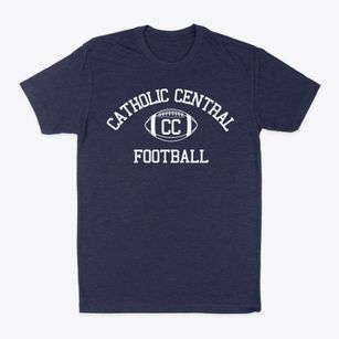 Catholic Central High School Classic Football Classic Dad T-Shirt