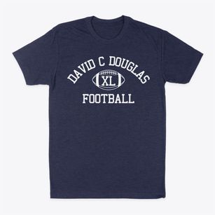 David C Douglas Veterans Memorial School Classic Football Classic Dad T-Shirt