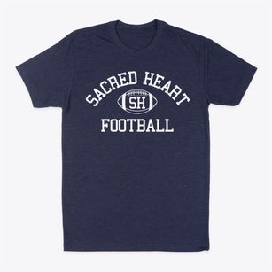 Sacred Heart School Classic Football Classic Dad T-Shirt