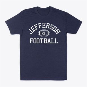 Jefferson Montessori Classic Football Classic Dad T-Shirt