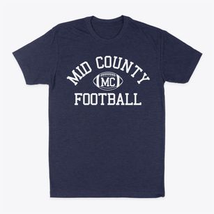 Mid County High School Classic Football Classic Dad T-Shirt