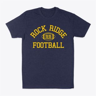 Rock Ridge High School Classic Football Classic Dad T-Shirt