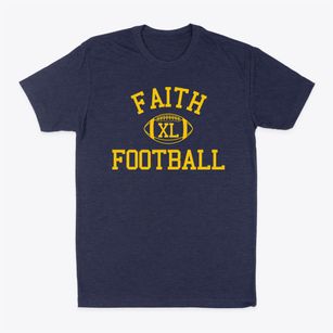 Faith Christian Classic Football Classic Dad T-Shirt