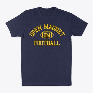Open Magnet Charter School Classic Football Classic Dad T-Shirt