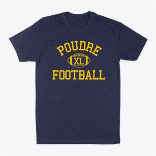 Poudre High School Classic Football Classic Dad T-Shirt