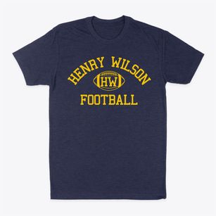 Henry Wilson Memorial School Classic Football Classic Dad T-Shirt