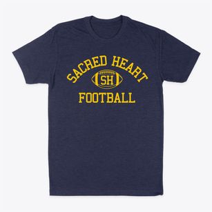 Sacred Heart Cathedral School Classic Football Classic Dad T-Shirt