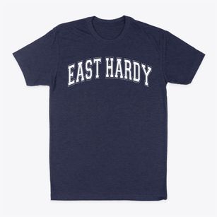 East Hardy Early Middle Childhood School Varsity Arch Classic Dad T-Shirt